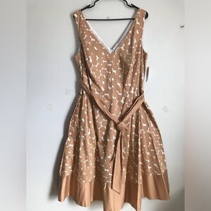 Nine West Large Polka Dot Cotton Dress